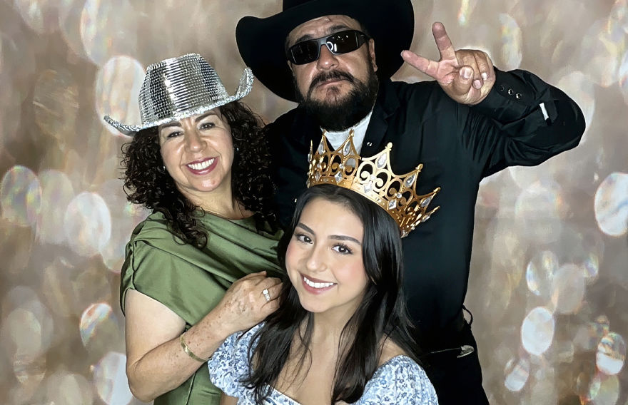 We loved being part of this beautiful Sweet 16 in Torrance! Our silver backdrop and fun props made every photo pop.