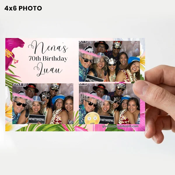 4x6 photo for a photo booth template by glamoor